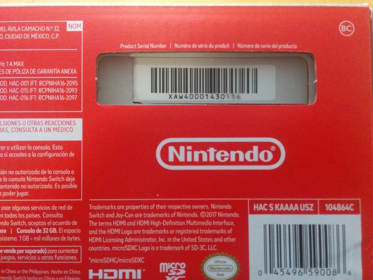 nintendo switch serial number checker